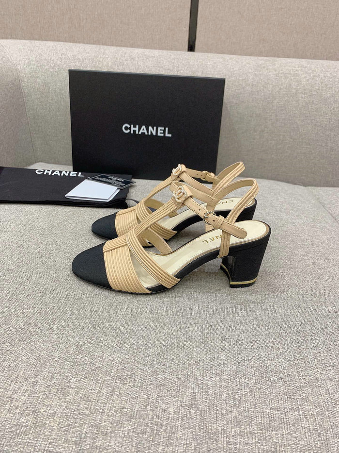 Chanel Sandals Beige CS03184