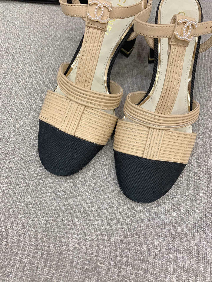 Chanel Sandals Beige CS03184