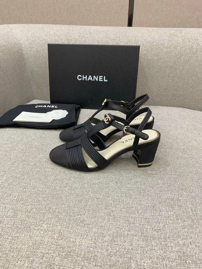 Chanel Sandals Black CS03184