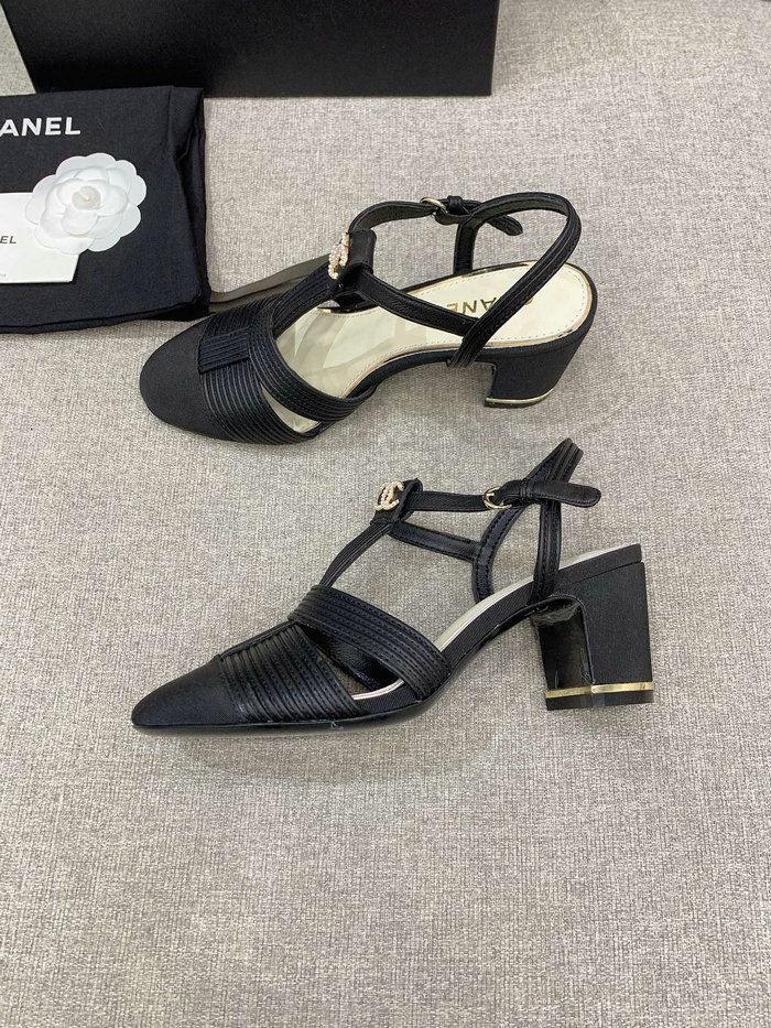 Chanel Sandals Black CS03184