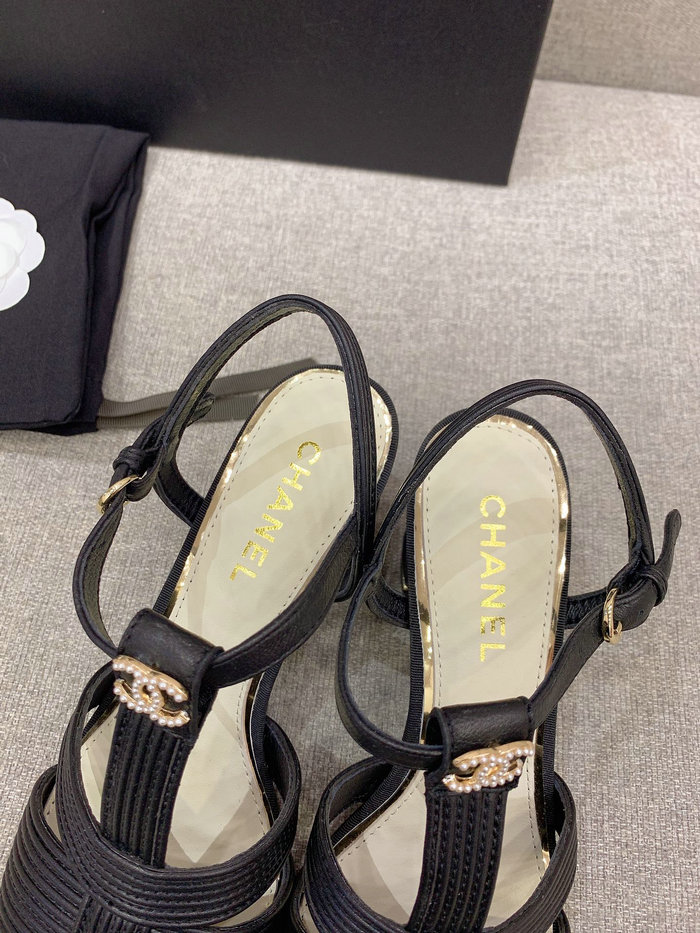 Chanel Sandals Black CS03184