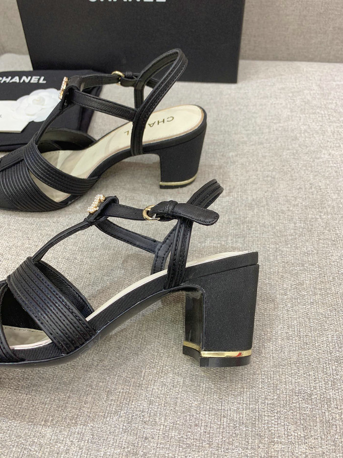 Chanel Sandals Black CS03184