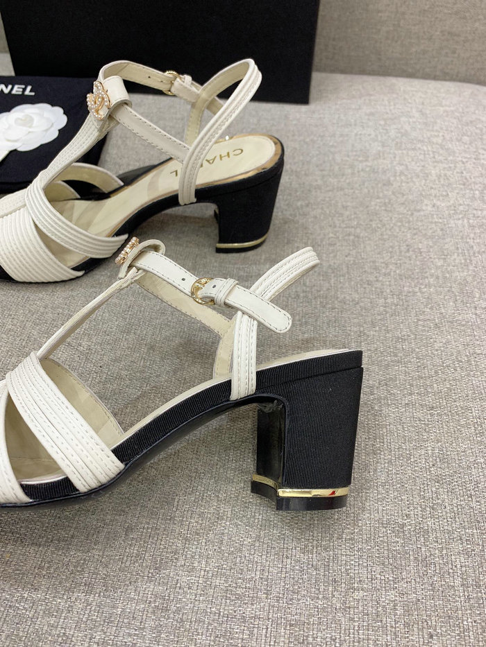 Chanel Sandals White CS03184