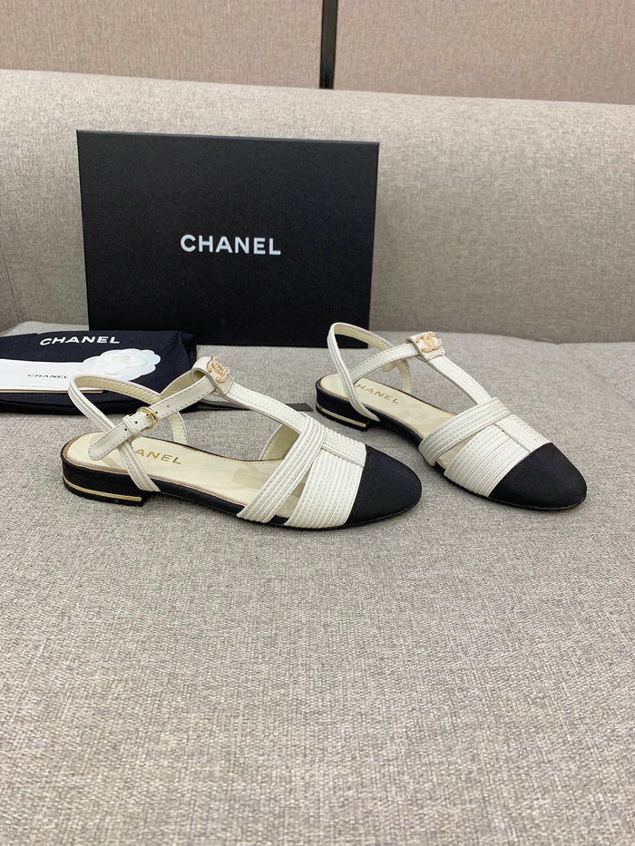 Chanel Sandals White CS03186