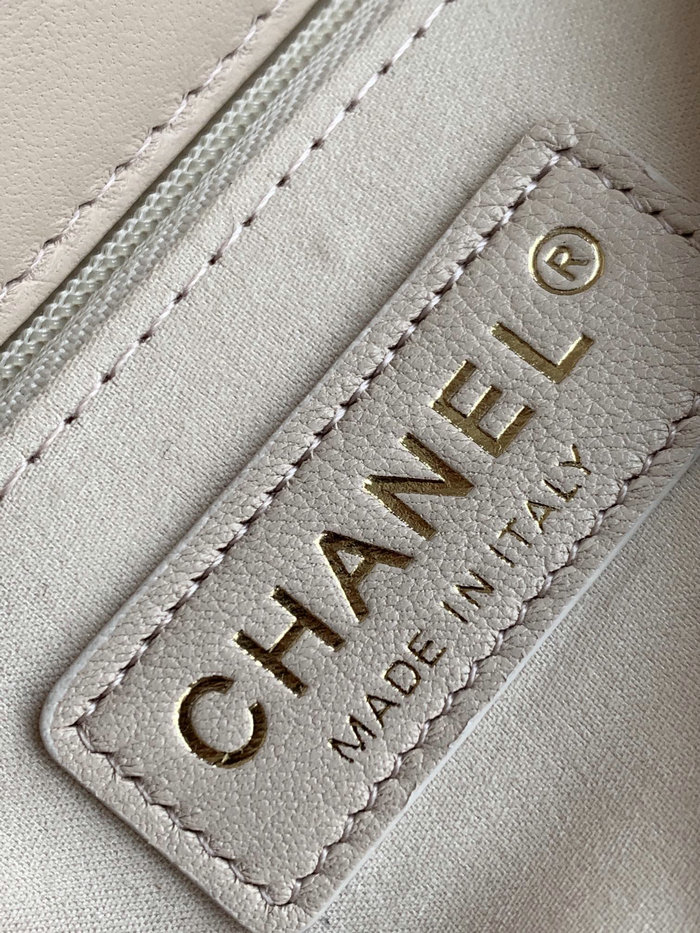 Chanel Small Bucket Bag Beige AS3793