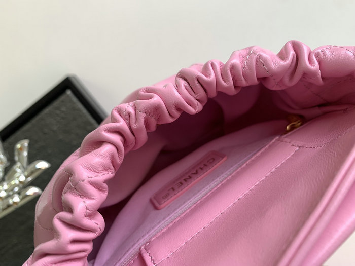 Chanel Small Bucket Bag Pink AS3793