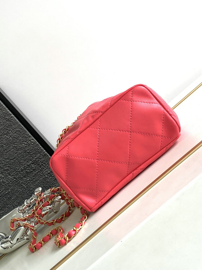 Chanel Small Bucket Bag Red AS3793