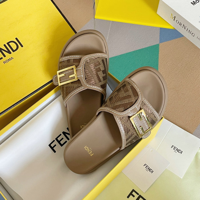 Fendi Feel fabric slides FS03173