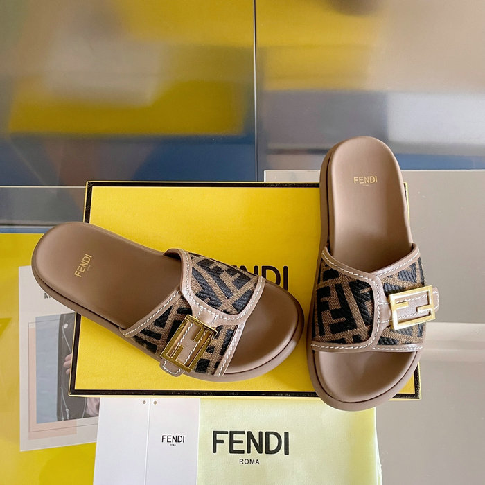 Fendi Feel fabric slides FS03174