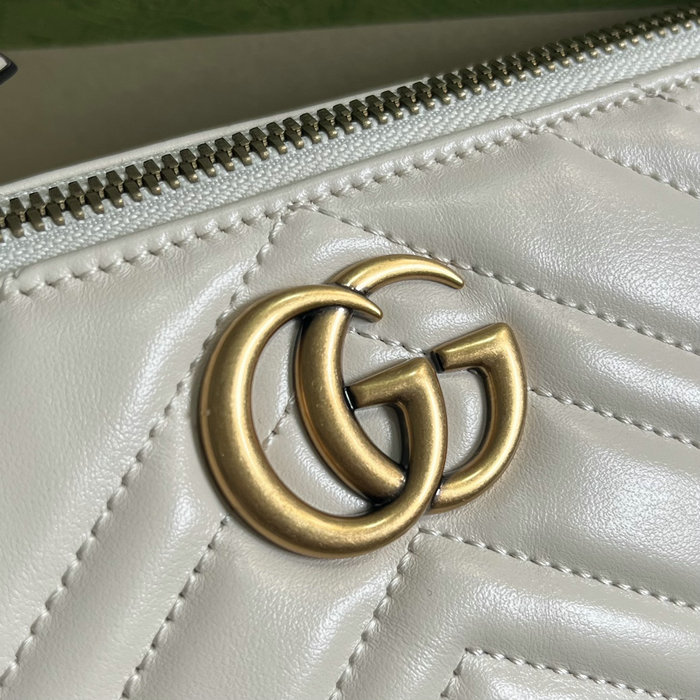 Gucci GG Marmont shoulder bag White 739166