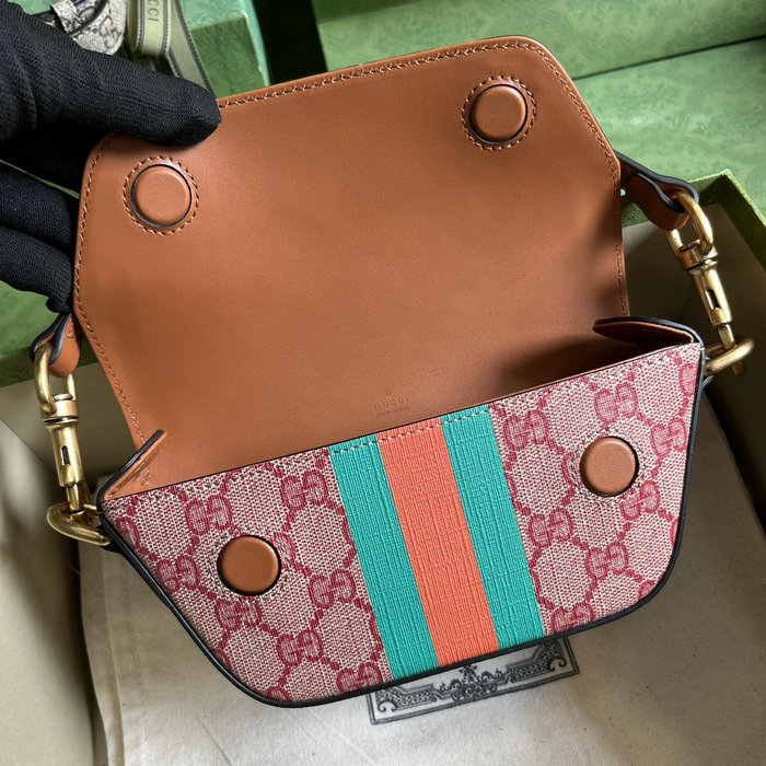 Gucci GG top handle mini bag with Web 723762