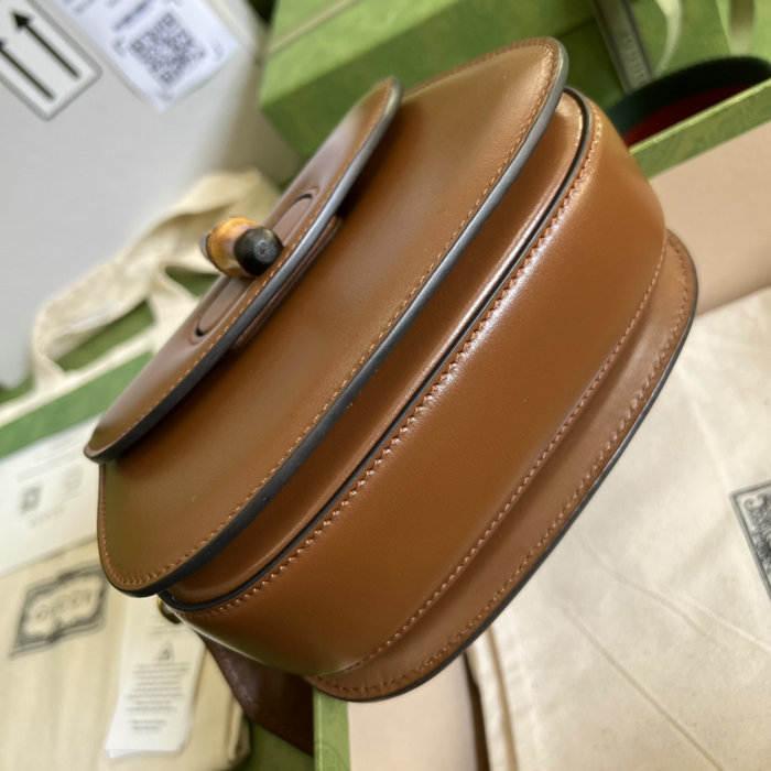 Gucci Bamboo 1947 mini top handle bag Brown 686864