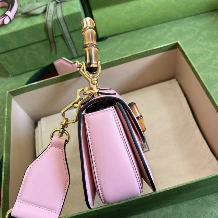 Gucci Bamboo 1947 mini top handle bag Pink 686864