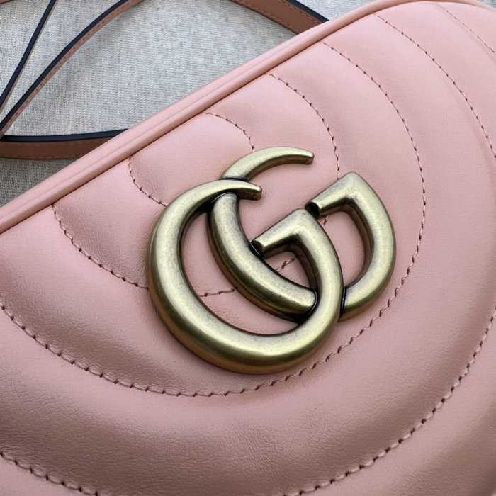 Gucci GG Marmont shoulder bag Peach 447632