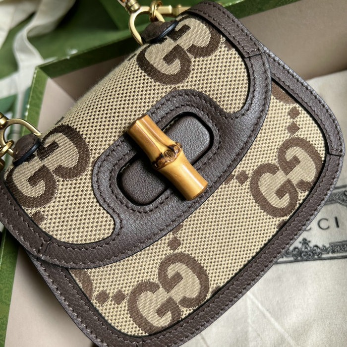 Gucci Mini Top Handle Bag with jumbo GG 686864