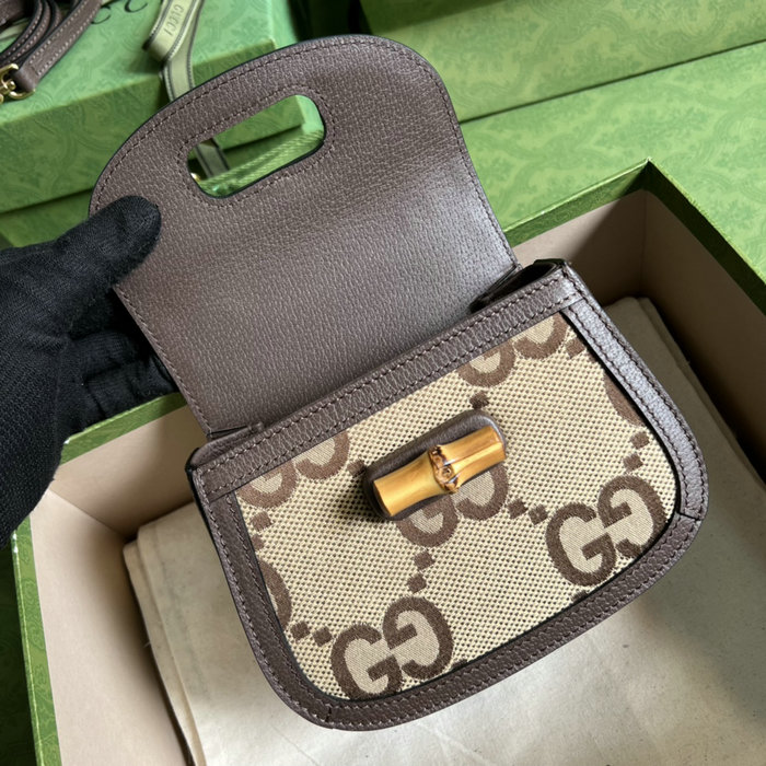 Gucci Mini Top Handle Bag with jumbo GG 686864