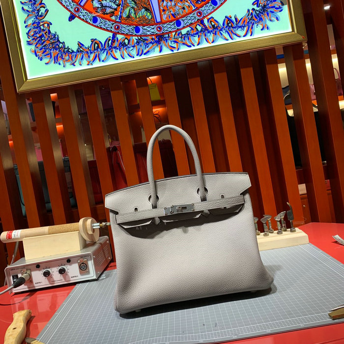 Hermes Togo Leather Birkin Bag Gris Asphalte HB30191