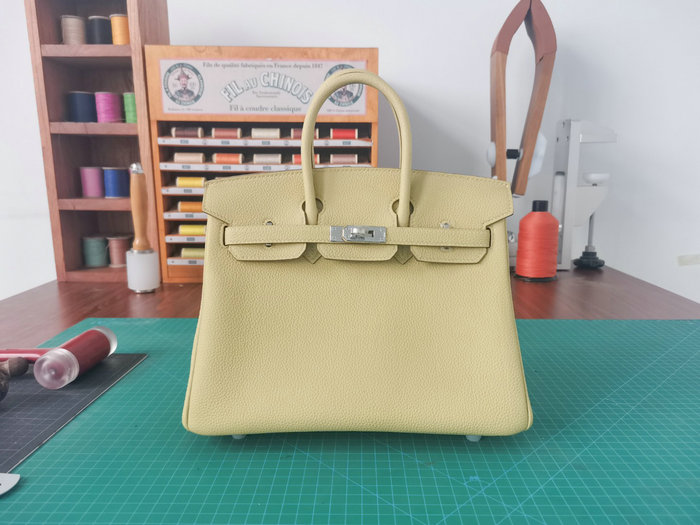 Hermes Togo Leather Birkin Bag Jaune poussin HB30191