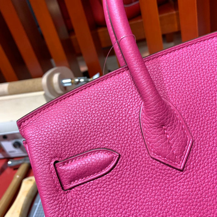 Hermes Togo Leather Birkin Bag Peach HB30191