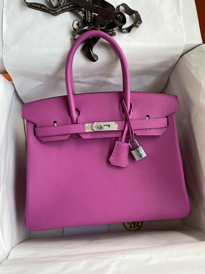 Hermes Togo Leather Birkin Bag Rose Magnolia HB30191