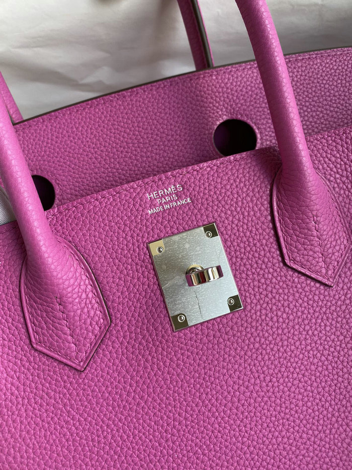 Hermes Togo Leather Birkin Bag Rose Magnolia HB30191