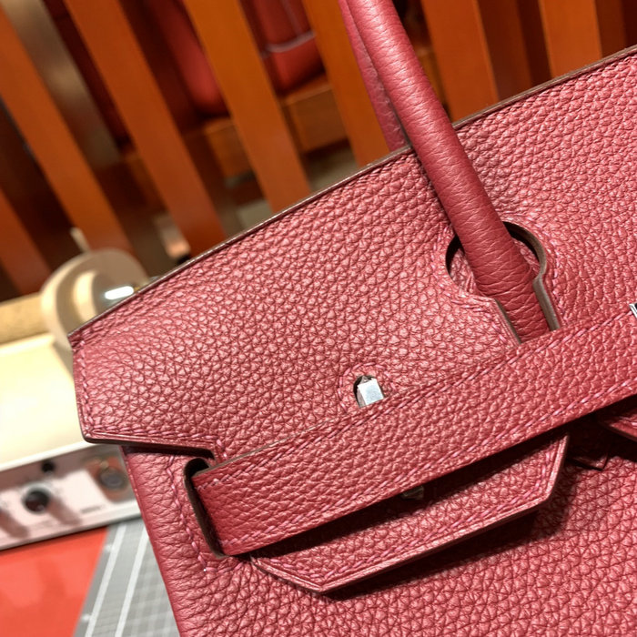 Hermes Togo Leather Birkin Bag Rubis HB30191