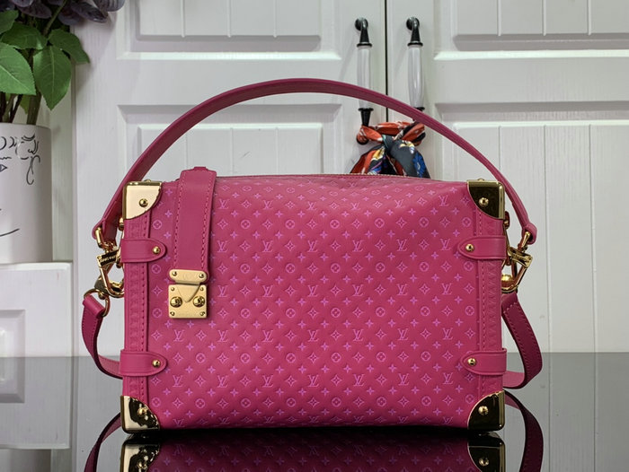 Louis Vuitton Leather Side Trunk Pink M46358