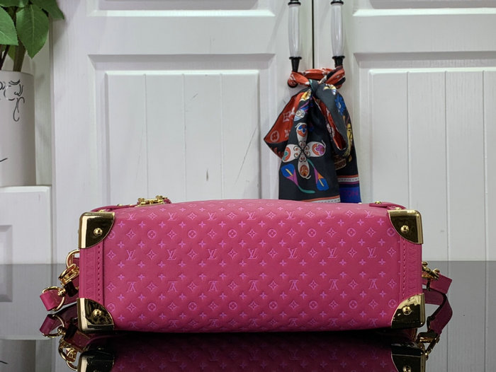 Louis Vuitton Leather Side Trunk Pink M46358