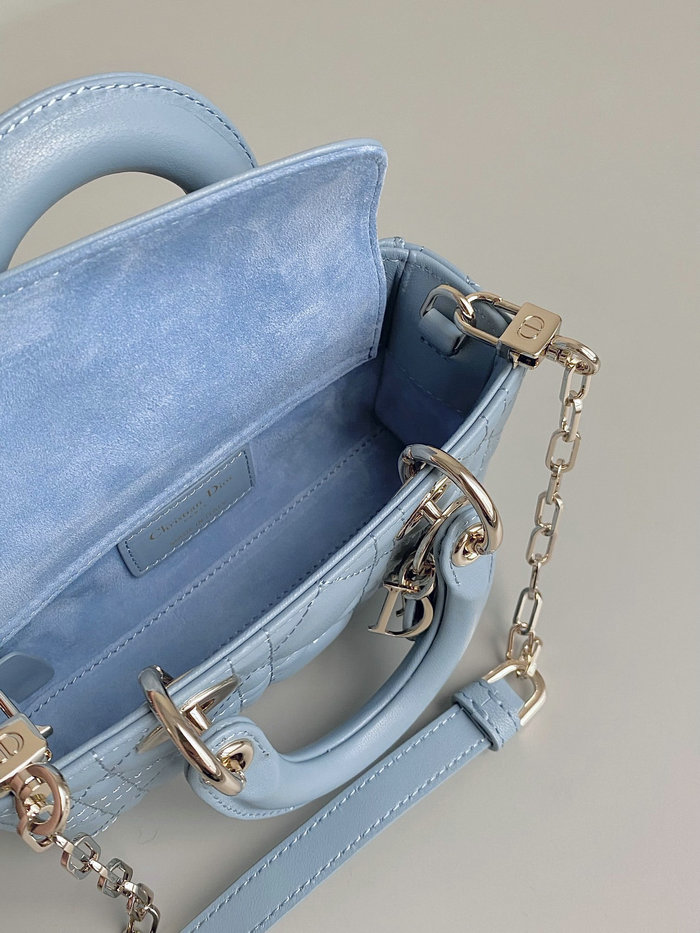 Mini LADY D-JOY BAG Blue DM3380