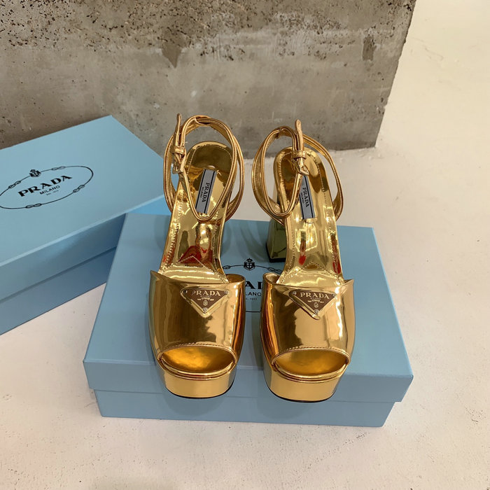 Prada Sandals Gold PS03235