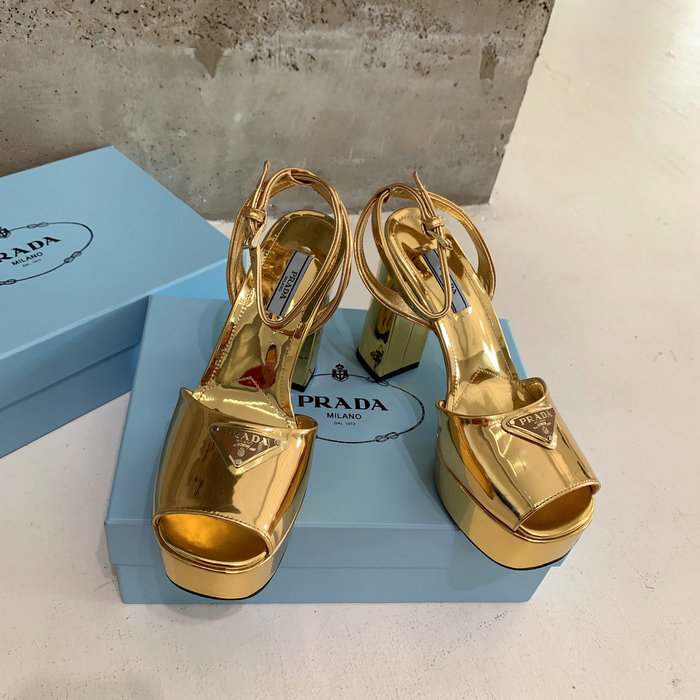 Prada Sandals Gold PS03235