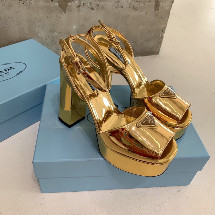 Prada Sandals Gold PS03235