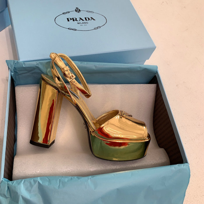 Prada Sandals Gold PS03235