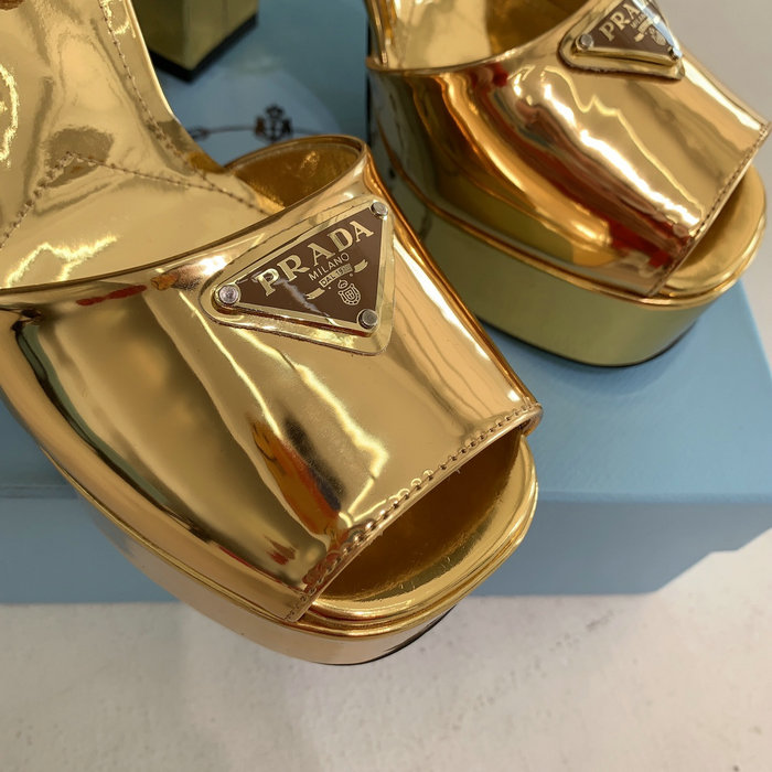 Prada Sandals Gold PS03235