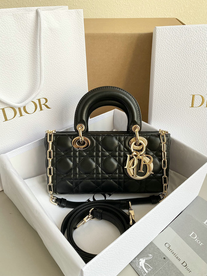 Small LADY D-JOY BAG Black D3380