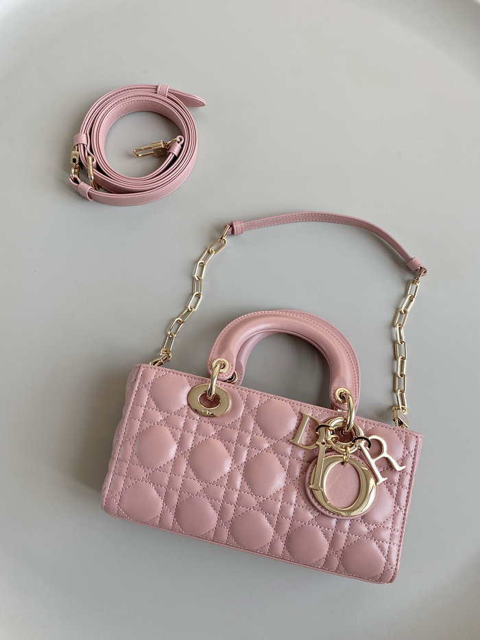 Small LADY D-JOY BAG Pink D3380