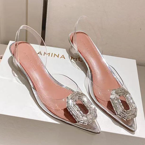 Amina Muaddi 4.5cm Heel Sandals AM08