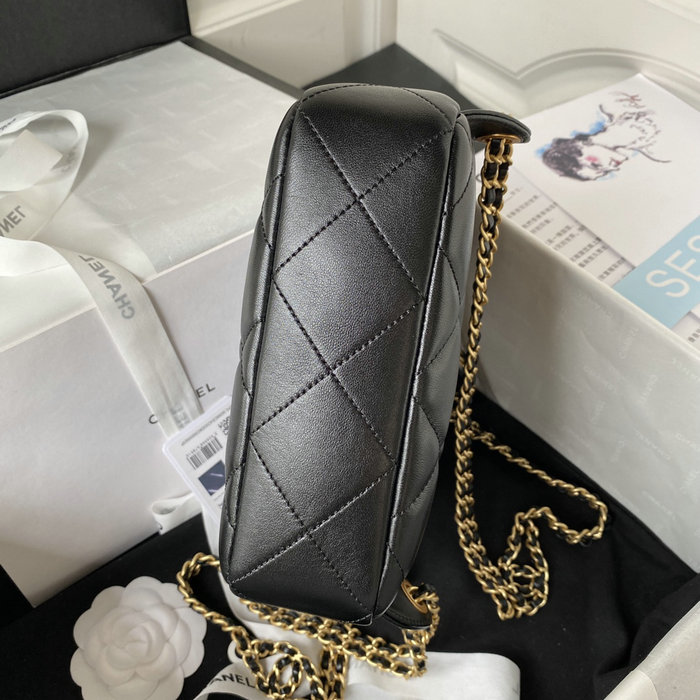 Chanel Lambskin Mini Backpack Black AS3884