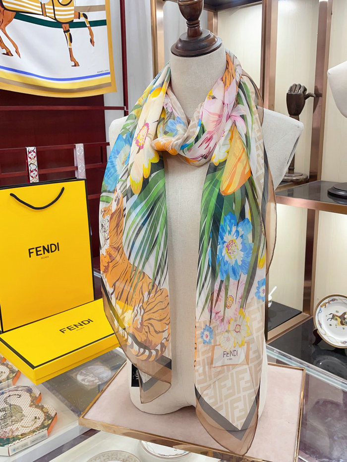 Fendi Silk Scarf FS2302