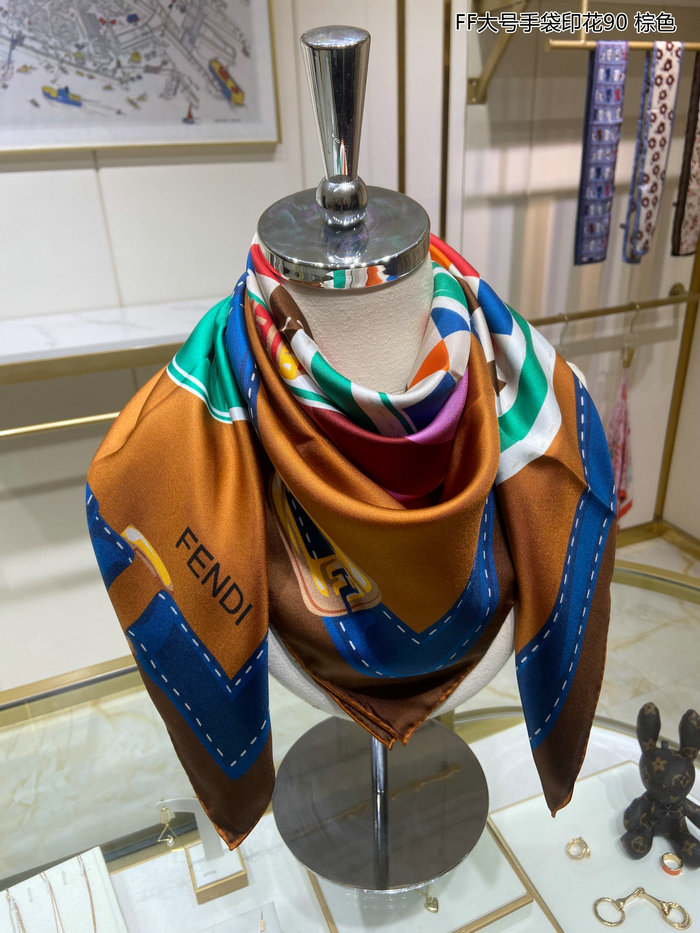 Fendi Silk Scarf FS2313