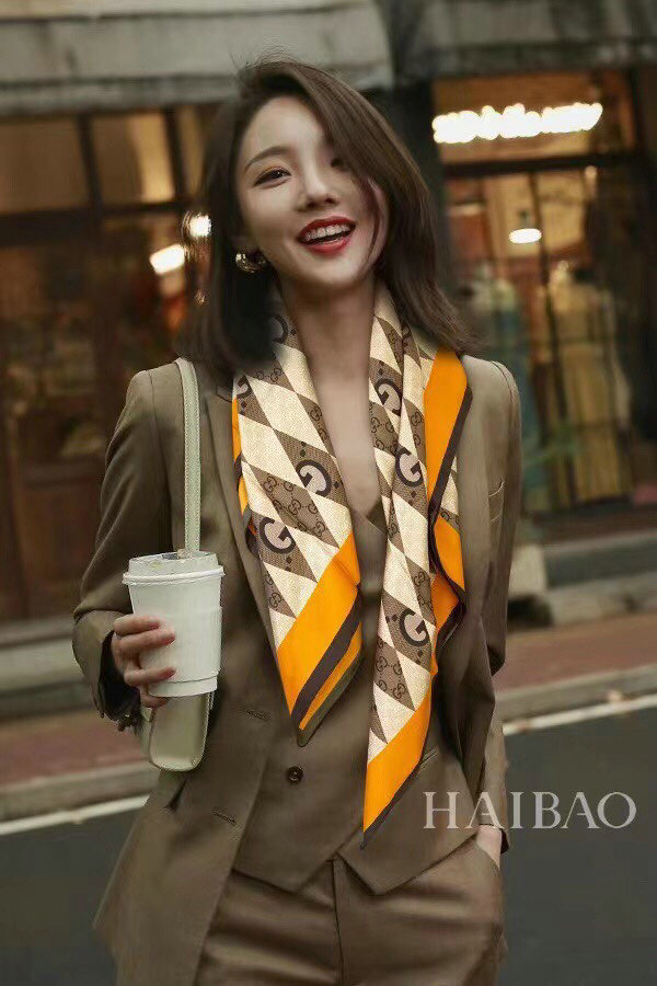 Gucci Silk Scarf GS2303