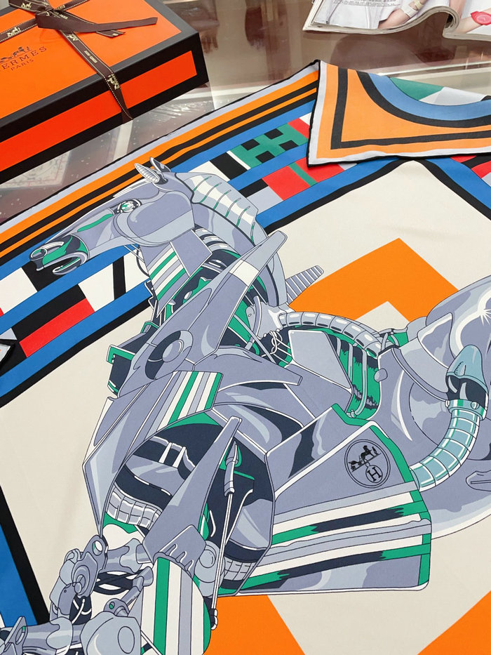 Hermes Silk Scarf HS2302