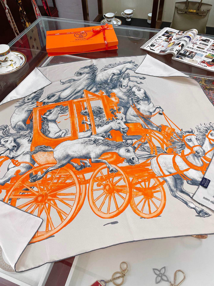 Hermes Silk Scarf HS2307