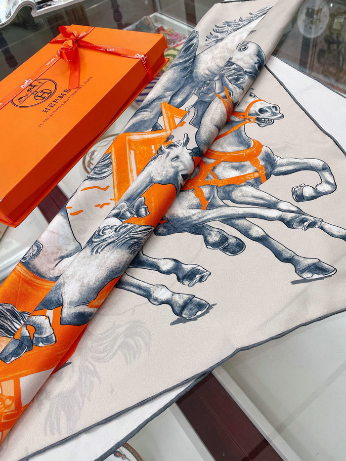 Hermes Silk Scarf HS2307