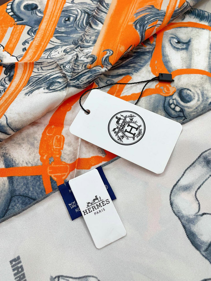 Hermes Silk Scarf HS2307