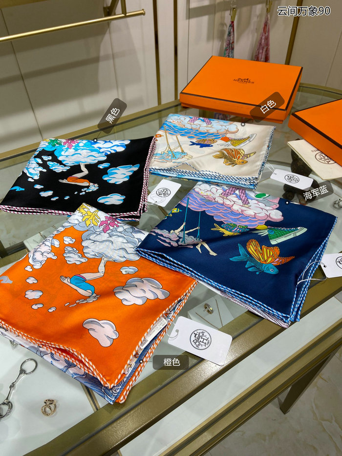 Hermes Silk Scarf HS2319