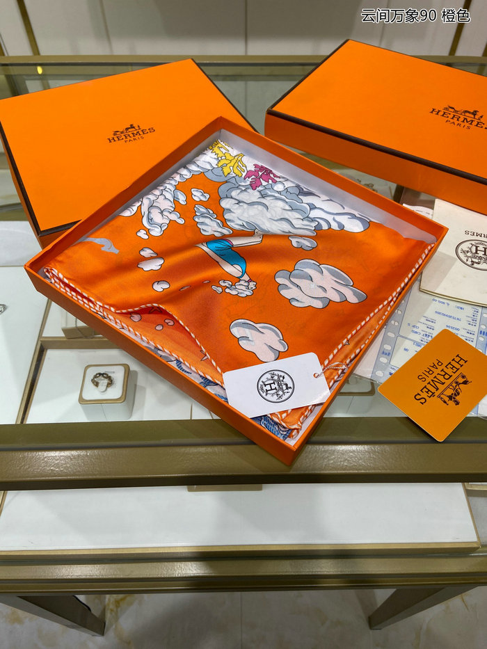 Hermes Silk Scarf HS2319