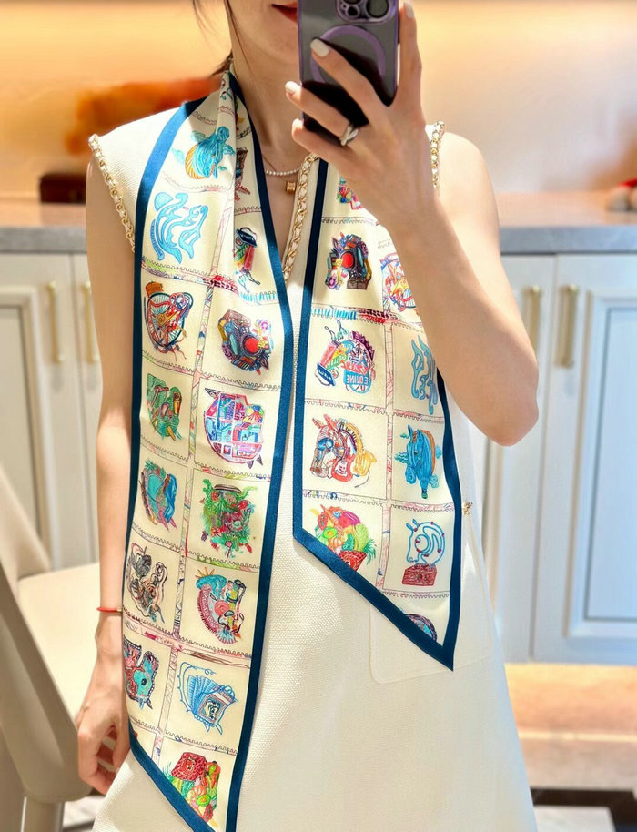 Hermes Silk Scarf HS2325