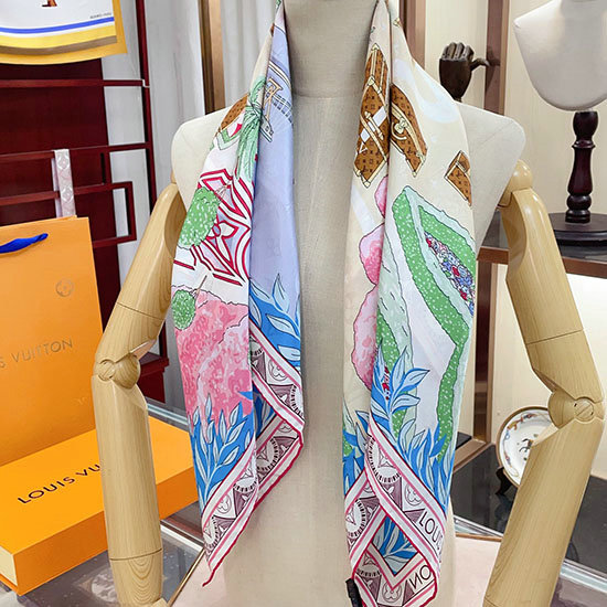 Louis Vuitton Silk Scarf LS2301