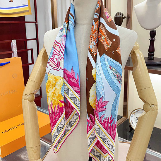 Louis Vuitton Silk Scarf LS2302